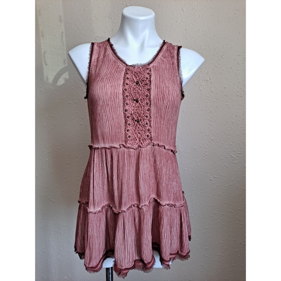Knox Rose Tops - Knox Rose Muave Sleeveless Tunic